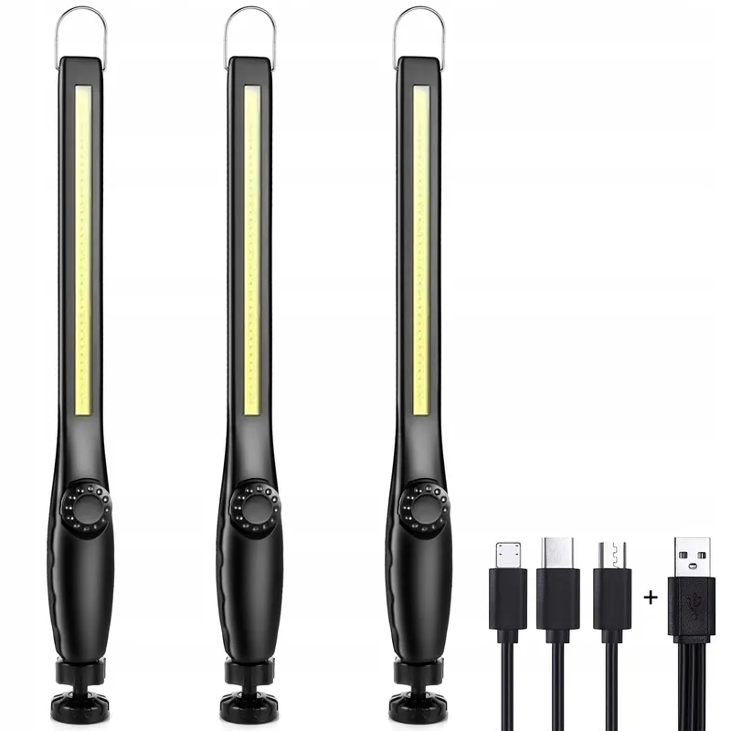 HTBAKOI LED Werklamp Accu Magneet Haak — foto 1