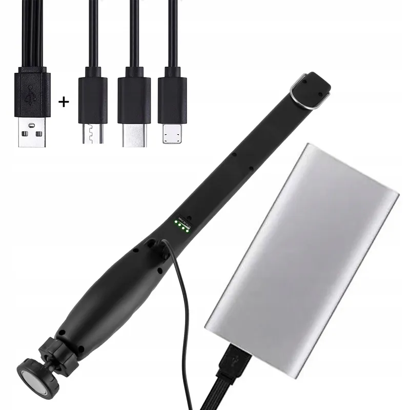 HTBAKOI LED Werklamp Accu Magneet Haak — foto 3