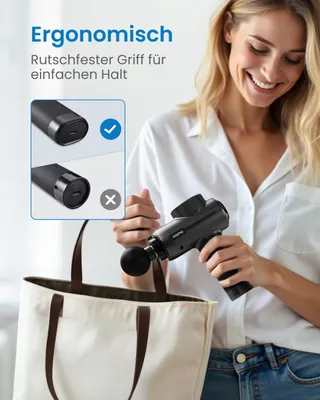 RENPHO Massagegeweer Diep Weefsel USB C Spierontspanning Zwart — miniatuur 5