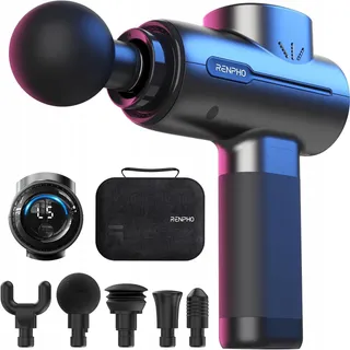RENPHO Massagegeweer Diep Weefsel USB C Spierontspanning Zwart — miniatuur 1