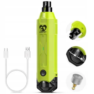 CASFUY Nagelslijper Voor Honden 6 Standen Superstil Elektrisch Groen — miniatuur 1