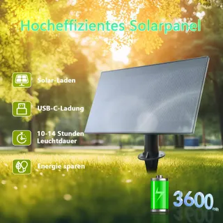 ZOTOYI Solar Tuinlamp 15M IP65 24+2 LED Waterdicht — miniatuur 5