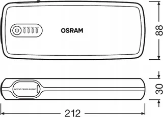OSRAM BATTERYstart 400 Jumpstarter 2000A 12V Powerbank 16800mAh — miniatuur 7