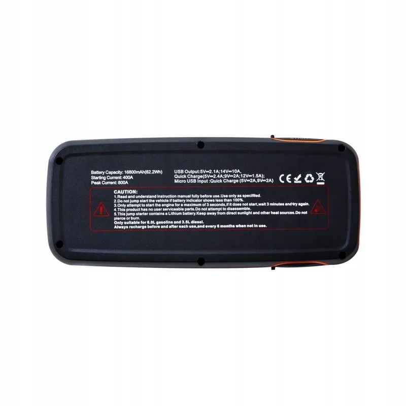 OSRAM BATTERYstart 400 Jumpstarter 2000A 12V Powerbank 16800mAh — foto 11