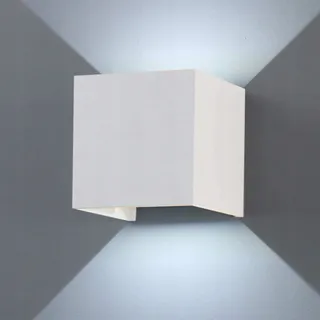 K-BRIGHT LED Wandlamp 12W Verstelbare Lichtstraal IP65 Wit — miniatuur 14