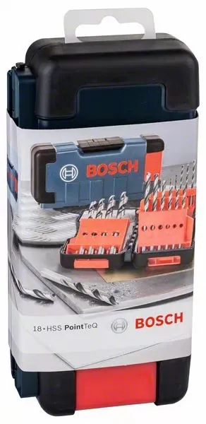 BOSCH HSS Spiraalboorset PointTeQ 18-delig Metaal Ø1-10mm ToughBox — foto 8