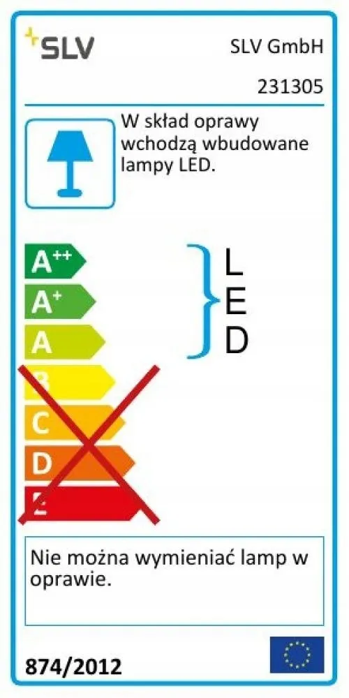 SLV IPERI 50 LED Buitenlamp Tuinverlichting IP44 4000K — foto 8