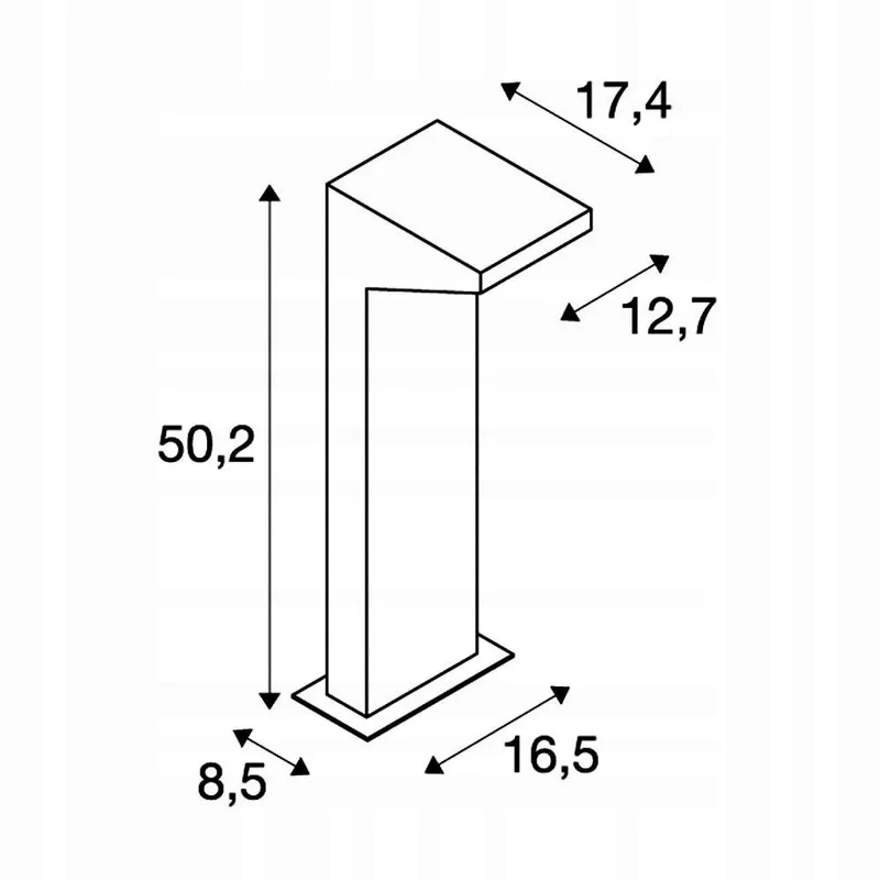 SLV IPERI 50 LED Buitenlamp Tuinverlichting IP44 4000K — foto 9