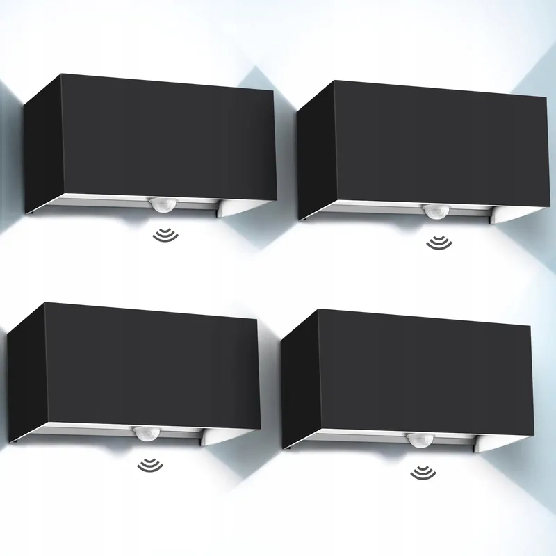 KINGWEN 4 Stuks 20W LED Buitenlamp Bewegingsmelder 6000K IP65 — foto 1