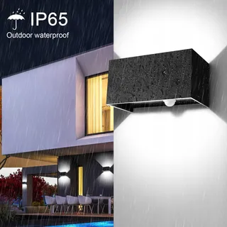 KINGWEN 4 Stuks 20W LED Buitenlamp Bewegingsmelder 6000K IP65 — miniatuur 4