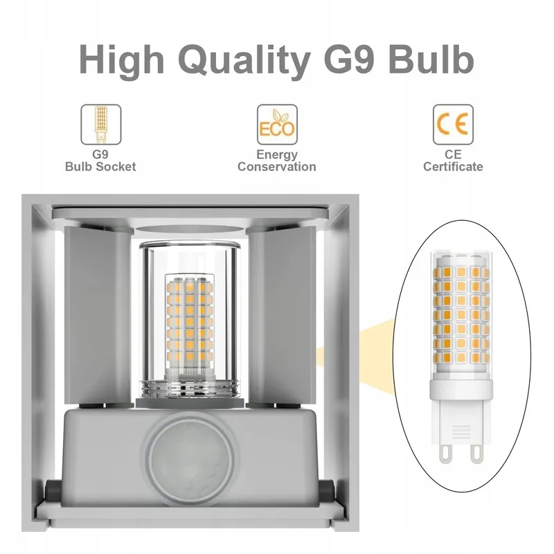 KLIGHTEN LED Wandlamp met Bewegingssensor Binnen Buiten 3000K — foto 2