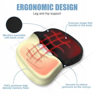 AINIV Orthopedisch Kussen Memory Foam Tegen Rugpijn 30x40cm — miniatuur 3