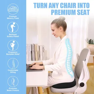 AINIV Orthopedisch Kussen Memory Foam Tegen Rugpijn 30x40cm — miniatuur 4