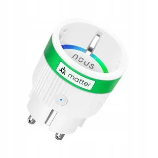 NOUS Matter Slim Stopcontact 16A 3840W Alexa Google Home — miniatuur 1