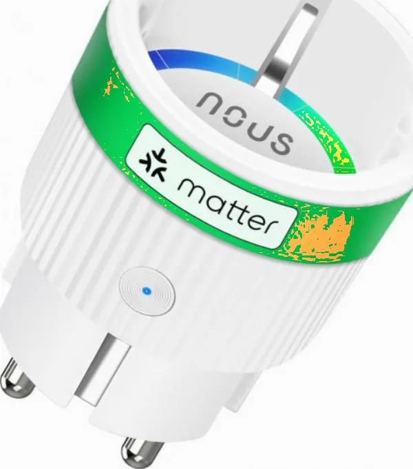 NOUS Matter Slim Stopcontact 16A 3840W Alexa Google Home — foto 9