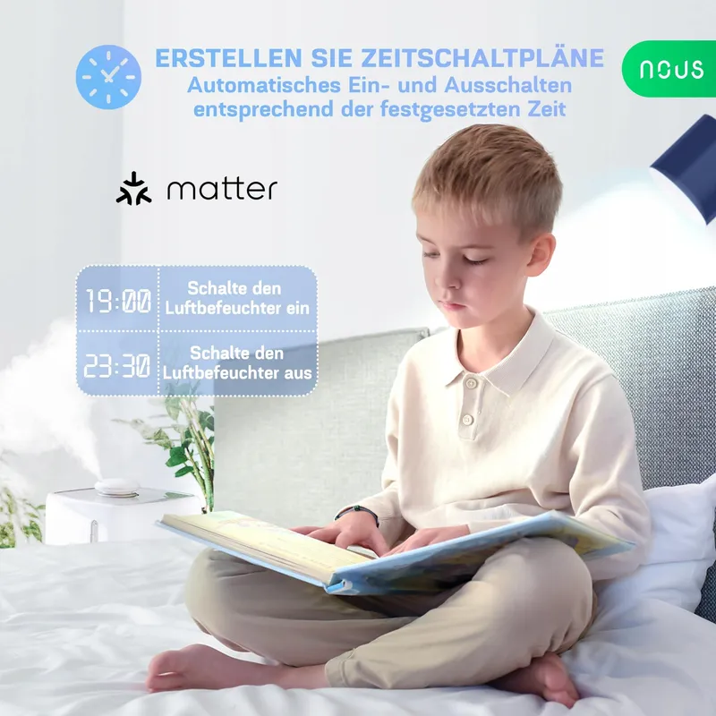 NOUS Matter Slim Stopcontact 16A 3840W Alexa Google Home — foto 6
