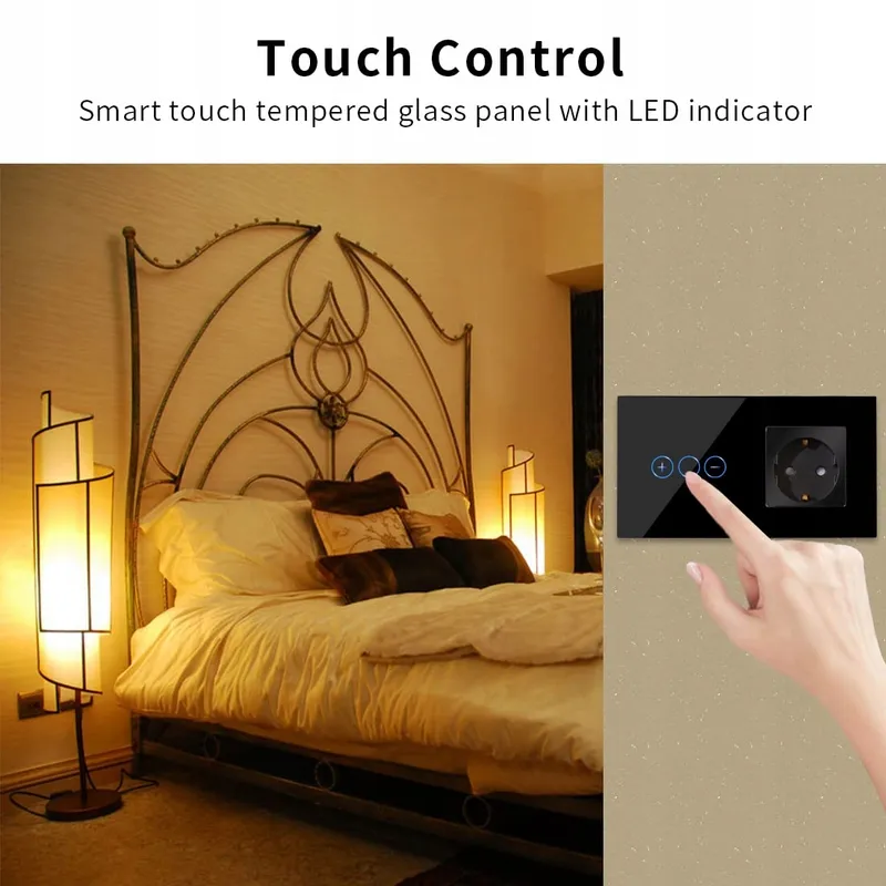 CNBINGO Smart WiFi Lichtschakelaar Schuko Stopcontact Zwart — foto 9