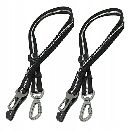 NEWANER 2 Stuks Autogordel Hond 3-in-1 Elastische Demper — foto 1