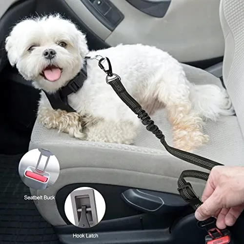 NEWANER 2 Stuks Autogordel Hond 3-in-1 Elastische Demper — foto 7