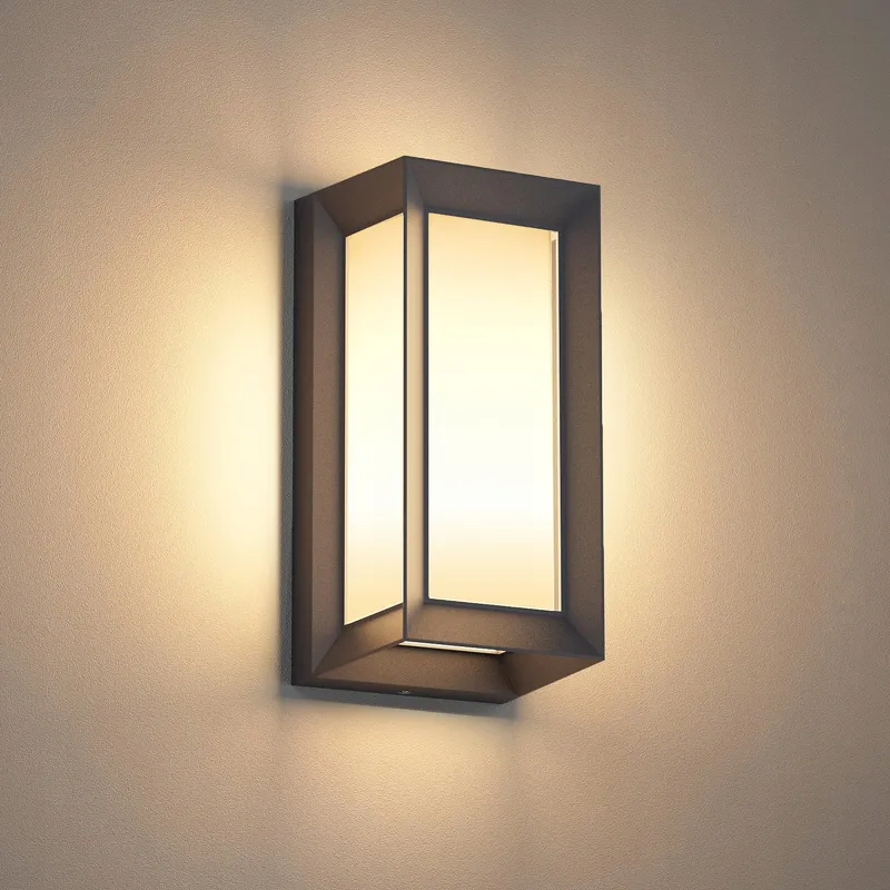 KLIGHTEN Moderne Buitenlamp E27 IP65 60W Zonder Lamp Antraciet — foto 1