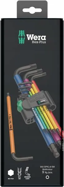 WERA Hex-Plus Inbussleutelset 9-delig Metrisch Meerkleurig — foto 11