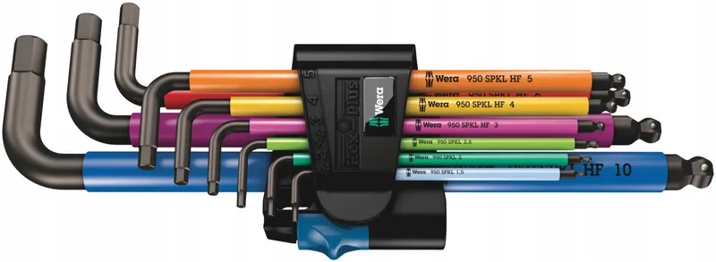 WERA Hex-Plus Inbussleutelset 9-delig Metrisch Meerkleurig — foto 8