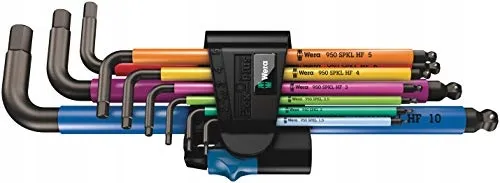 WERA Hex-Plus Inbussleutelset 9-delig Metrisch Meerkleurig — foto 1