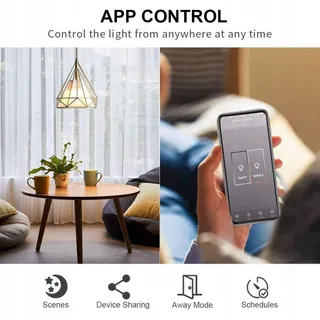 CNBINGO Smart Touchschakelaar Stopcontact Schuko Wit WiFi Alexa — miniatuur 6