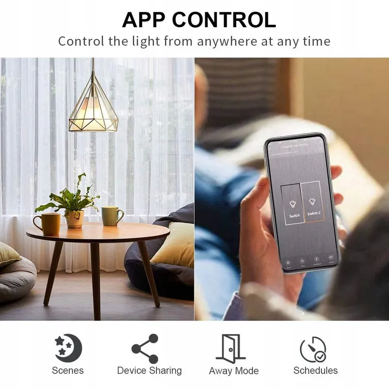 CNBINGO Smart Touchschakelaar Stopcontact Schuko Wit WiFi Alexa — foto 6