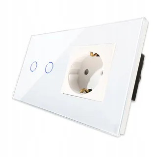 CNBINGO Smart Touchschakelaar Stopcontact Schuko Wit WiFi Alexa — miniatuur 9