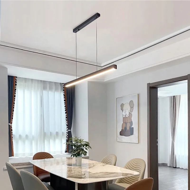 DIMMBARE LED Hanglamp Zwart Afstandsbediening Eetkamer Keuken — foto 2
