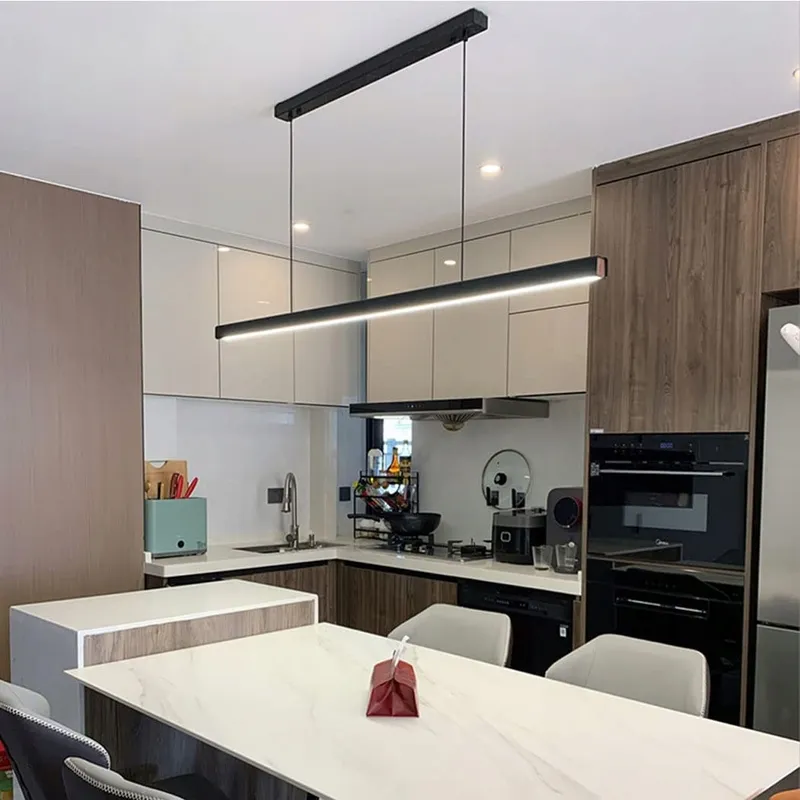 DIMMBARE LED Hanglamp Zwart Afstandsbediening Eetkamer Keuken — foto 1