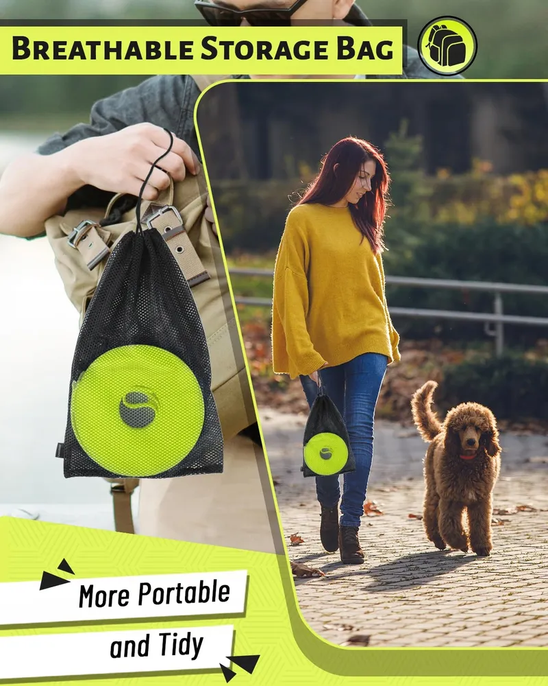 LOOXMEER Trainingslijn Hond 5m 7m 10m 15m 20m 25m 30m Neon Geel — foto 7