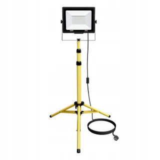 RIGIDON 100W LED Bouwlamp Met Statief 10000LM Waterdicht Werkplaats — miniatuur 1
