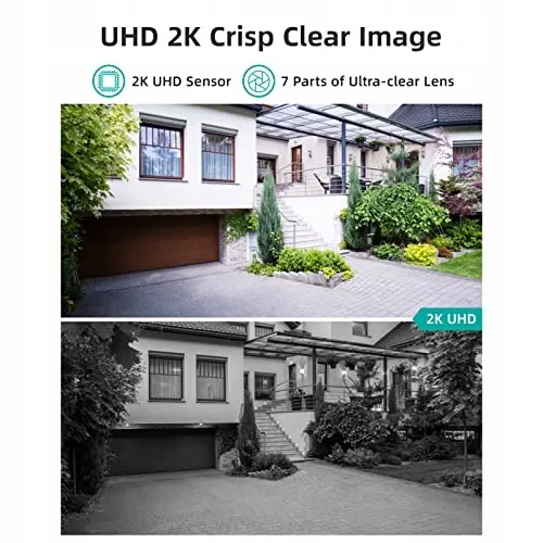 AOSU Video Deurbel 2K Camera AI Persoonsherkenning Alexa — foto 2