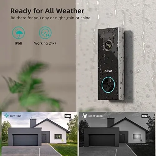 AOSU Video Deurbel 2K Camera AI Persoonsherkenning Alexa — foto 7