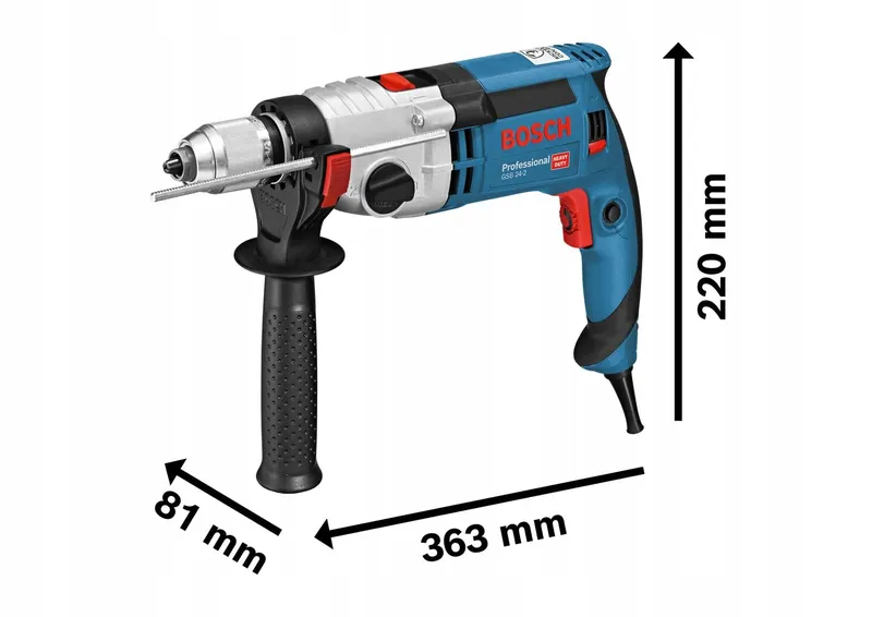 BOSCH Professional Klopboormachine GSB 24-2 1100W 40Nm Accessoires — foto 1