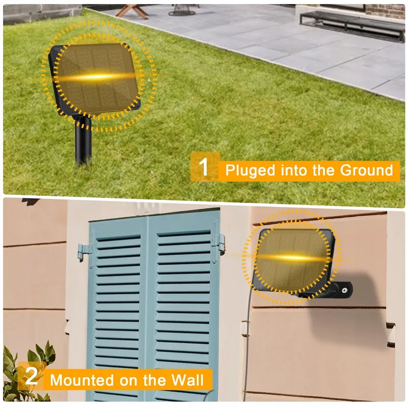 CSHARE Solar LED Lichtsnoer 5M 50 LED IP65 Tuin Terras — foto 4