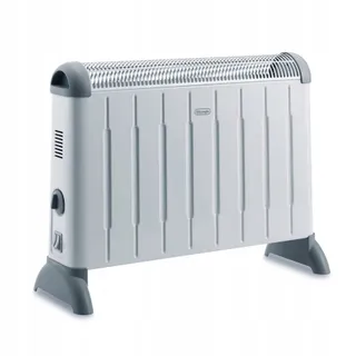 DE'LONGHI Convector Kachel 3 Standen 60m³ Thermostaat Grijs — miniatuur 1