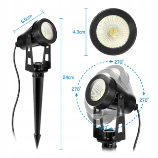 HUAEU Tuinverlichting 14m LED 12V IP65 Warmwit 3000K — miniatuur 7