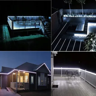 LUMTANG Solar LED Strip 5m 280 LED IP67 Waterdicht Afstandsbediening — miniatuur 5