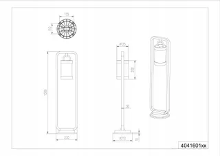 TRIO LEUCHTEN Sambesi Tuinlamp 100cm Aluminium E27 — miniatuur 4