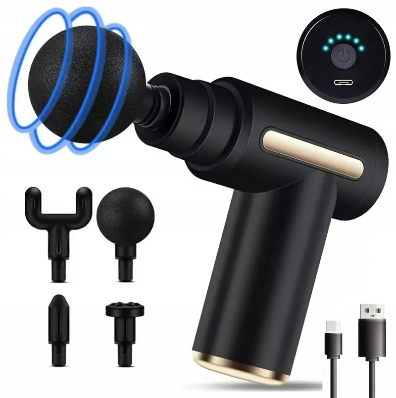 HELDENWERK Massagepistool 7 Koppen 30 Snelheden USB-C Warmtekop — foto 11
