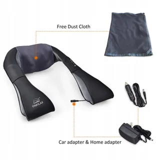 SNAILAX Shiatsu Massageapparaat Nek Rug Met Warmte Elektrisch — miniatuur 6