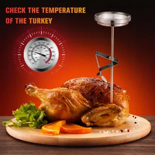 Analoge Keukenthermometer Vlees Grill Bakken 23cm — miniatuur 7