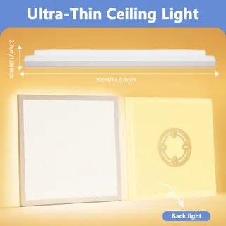 FELIIGO LED Plafondlamp 24W 2800LM IP44 Woonkamer Badkamer — miniatuur 5