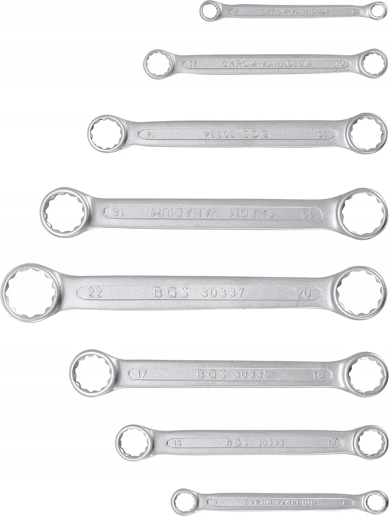 BGS Platte Ringsleutelset 6-22mm 8-delig — foto 3