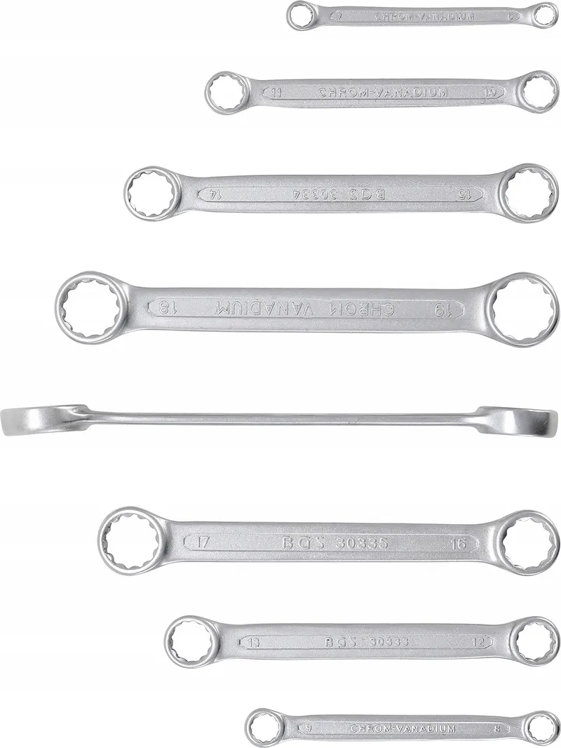 BGS Platte Ringsleutelset 6-22mm 8-delig — foto 2