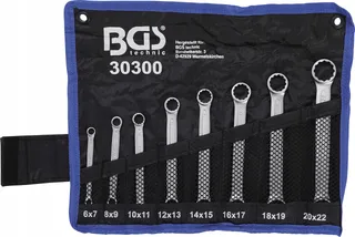 BGS Platte Ringsleutelset 6-22mm 8-delig — miniatuur 4