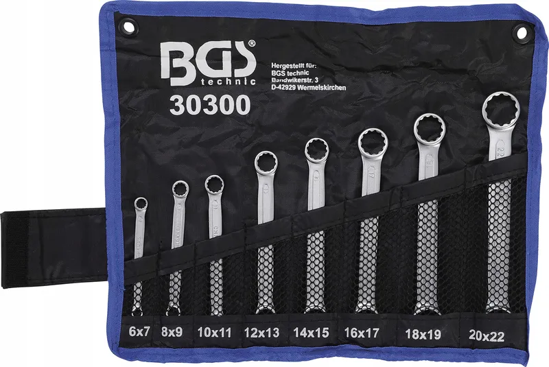 BGS Platte Ringsleutelset 6-22mm 8-delig — foto 4